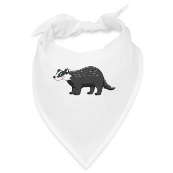 Dachs - Bandana - Weiß - Vorne