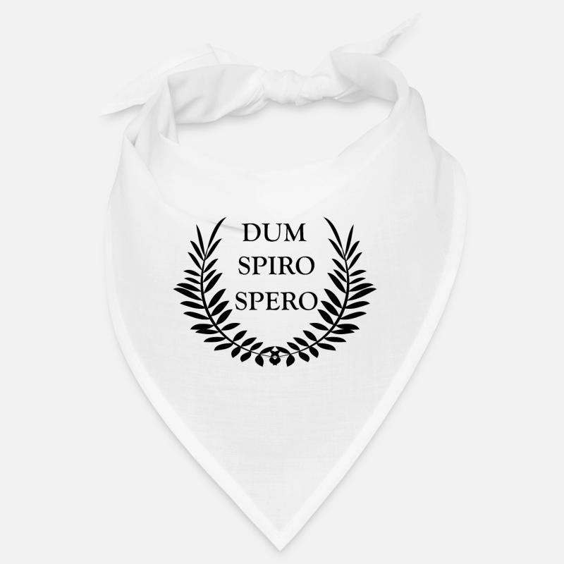 Dum Spiro Spero - Bandana - Weiß