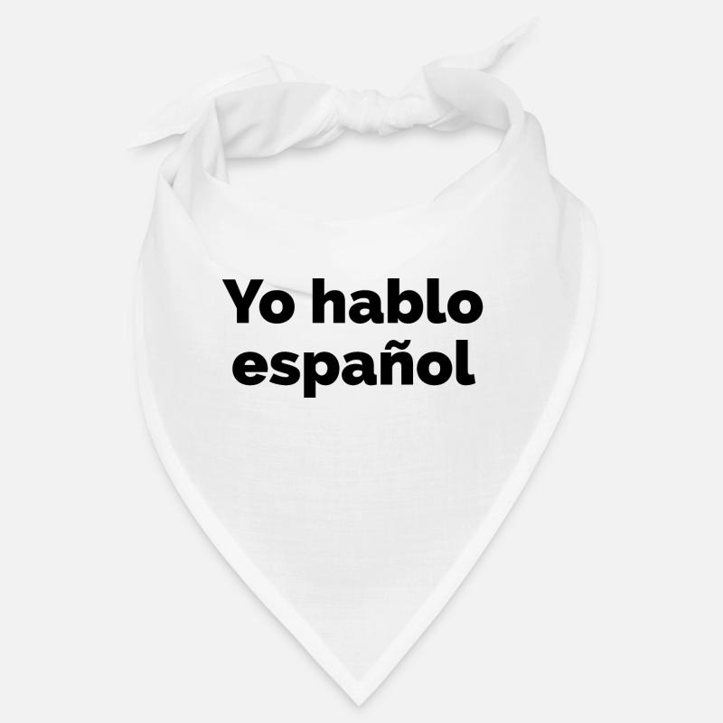 Ich spreche Spanisch - spanische Sprache Spruch Bandana