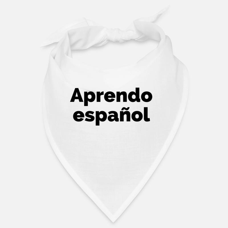 Ich lerne Spanisch - spanische Sprache Spruch Bandana