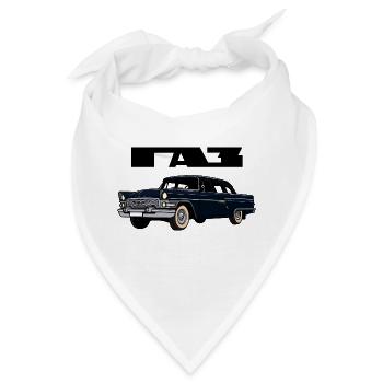 Logo GAZ-13 Tschaika Limousine Russland USSR - Bandana - Weiß - Vorne