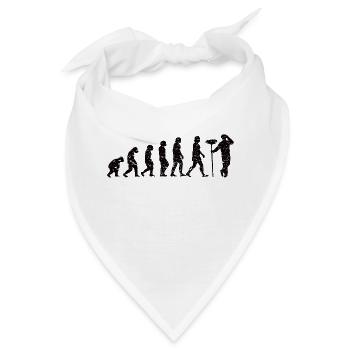 Schornsteinfeger Essenkehrer Geschenk Kaminkehrer - Bandana - Weiß - Vorne