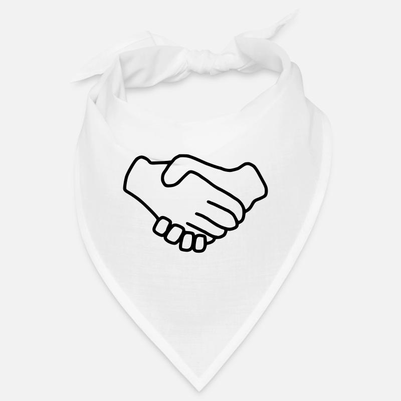 Emoji Hand Give Sketch Black Bandana