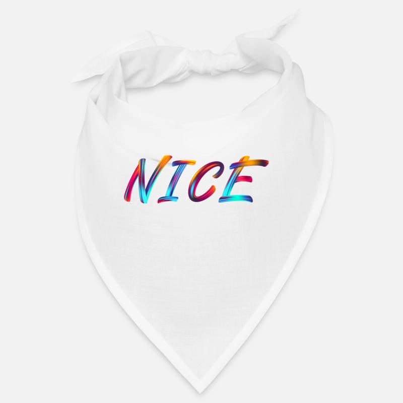 nice - Bandana - Weiß