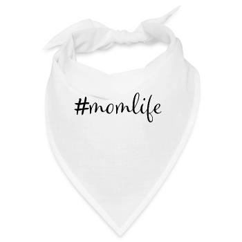Momlife ist das beste Leben für eine Frau - Bandana - Weiß - Vorne