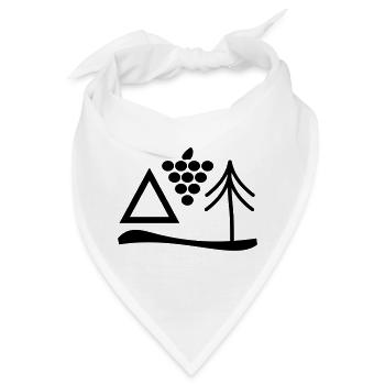 Auszeit - Bandana - Weiß - Vorne