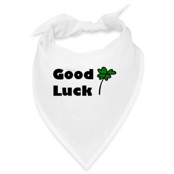 Good Luck - Bandana - Weiß - Vorne