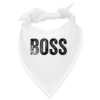 lustiger Chef - Bandana - Weiß - Vorne