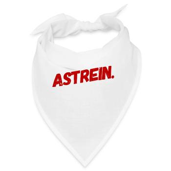 ASTREIN. Cooles, trendiges und neues Design by #DM - Bandana - Weiß - Vorne