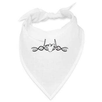 Turnen Bodenturnen Geräteturnen Turner Turnverein - Bandana - Weiß - Vorne