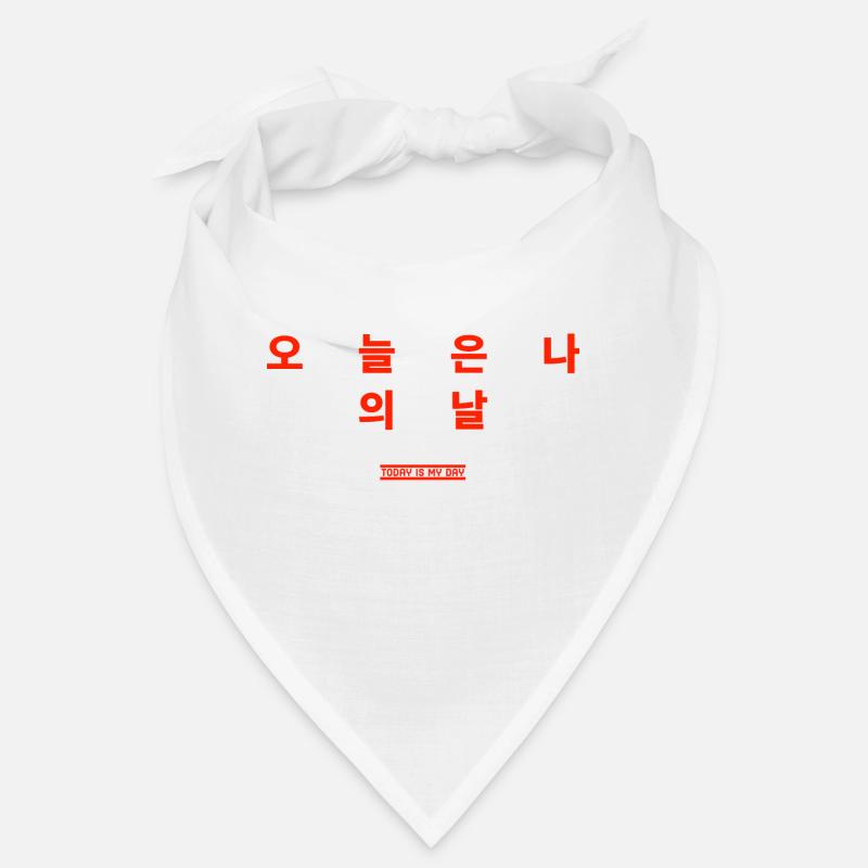 Coréen - Bandana - blanc