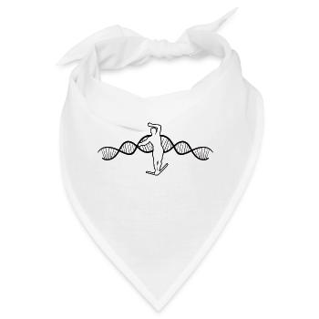 Slackline Slackliner Tricklining Geschenk - Bandana - Weiß - Vorne