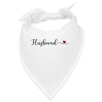 Ehemann - Bandana - Weiß - Vorne