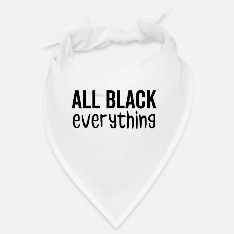 All Black Everything Bandana