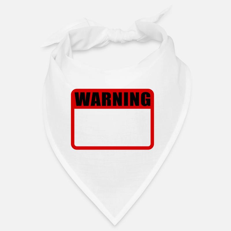 Warning Shield Warning Warning Shield Vector Bandana