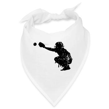 Baseball - Bandana - Weiß - Vorne