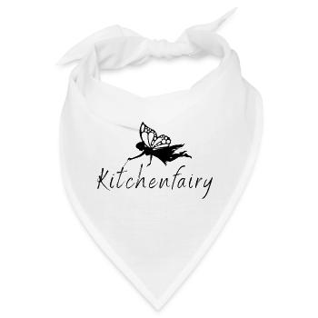 Küchenfee/ Hobbykoch / Köchin - Bandana - Weiß - Vorne