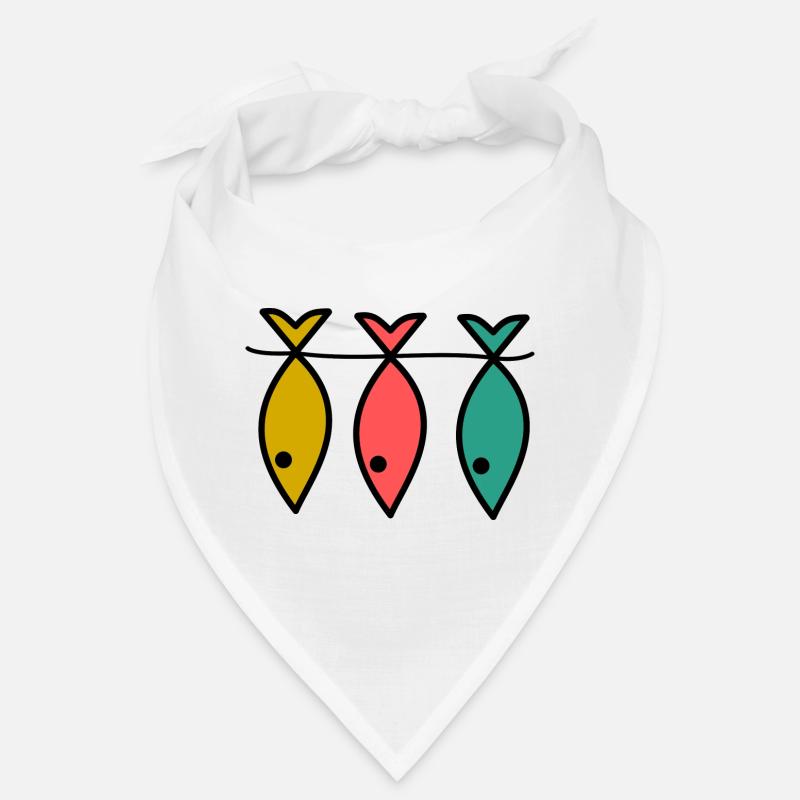 SARDINE. FISH. APRIL FOOL. EASTER. SEA Bandana