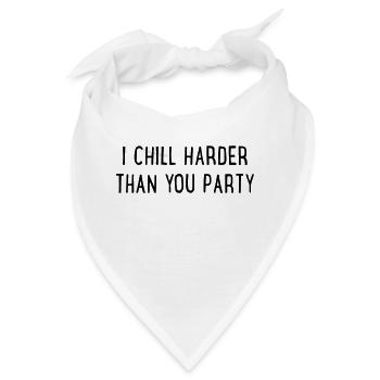 Chillen - Bandana - Weiß - Vorne