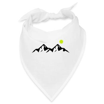 mountains - Bandana - Weiß - Vorne