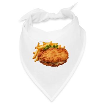 Ich esse nichts was Augen hat! - Bandana - Weiß - Vorne