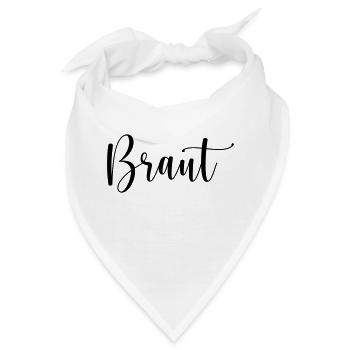 braut - Bandana - Weiß - Vorne