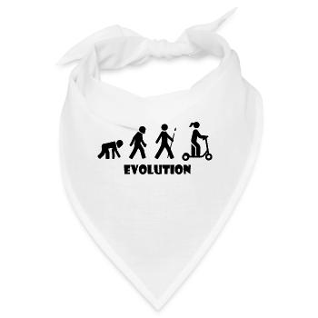 E-Scooter Roller Scooter - Bandana - Weiß - Vorne
