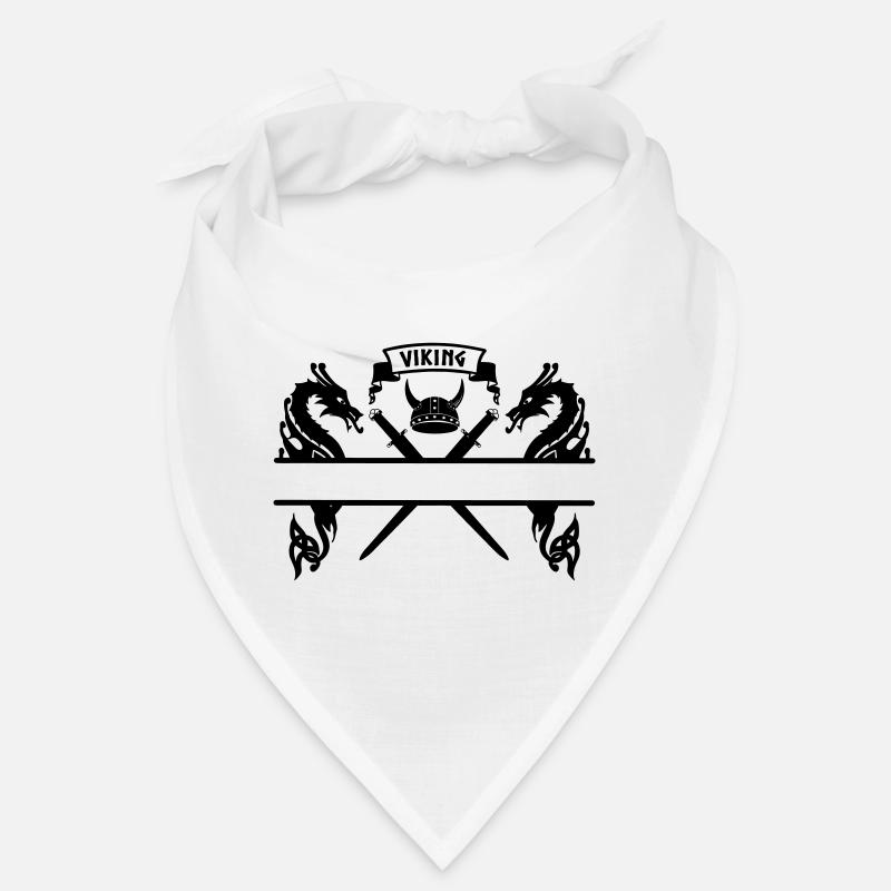 Wikinger-Namensschild zwei Schwerter, Helm Bandana