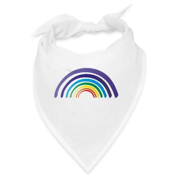 rainbow chakren - Bandana - Weiß - Vorne