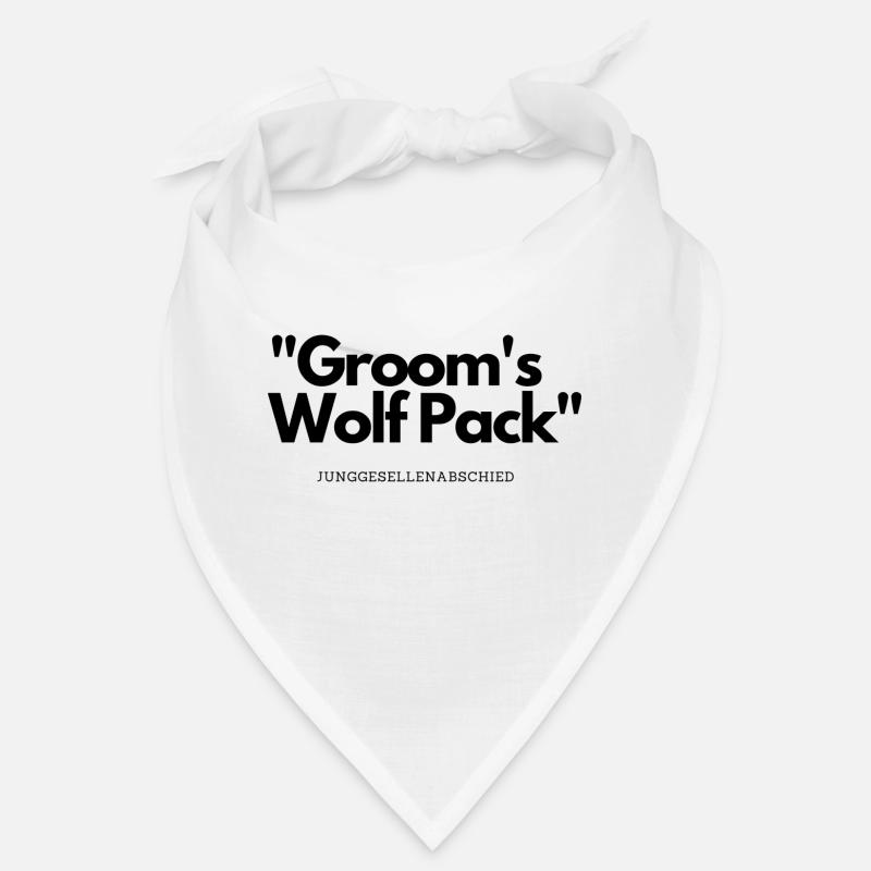 Groom´s Wolf Pack Junggesellenabschied Bandana