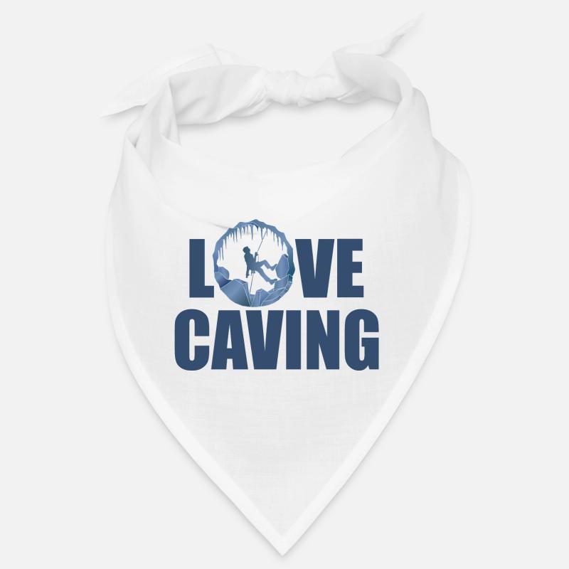 Love Caving - Speleology Potholing Caver Bandana