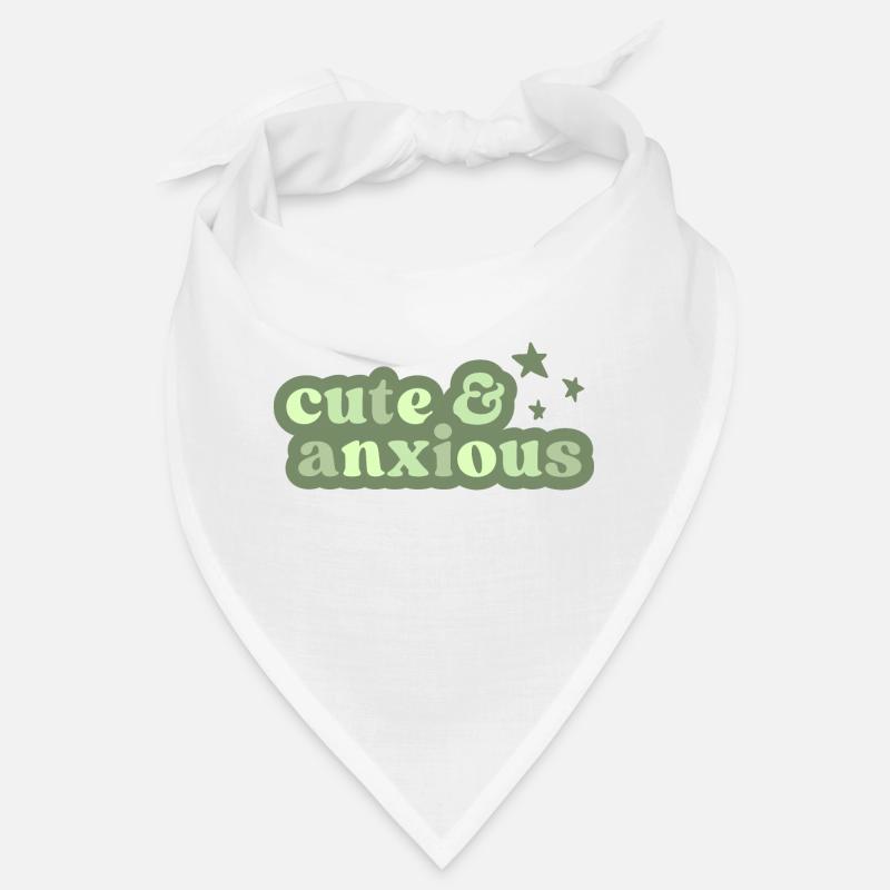 cute and anxious pastel funny Bandana