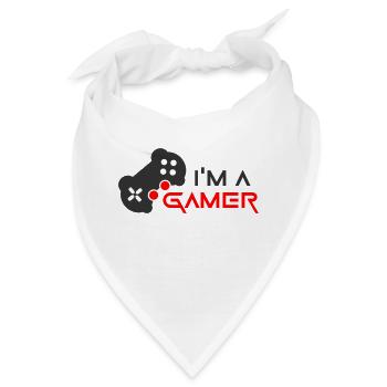 Gamer - Bandana - Weiß - Vorne