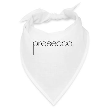 Prosecco Gossip Schwarz - Bandana - Weiß - Vorne