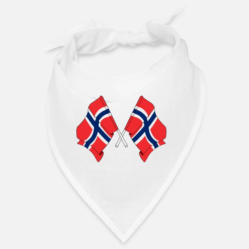 Two flags Norway Bandana