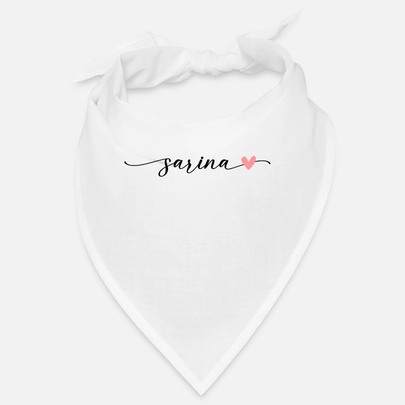Sarina Name Calligraphy Font Bandana