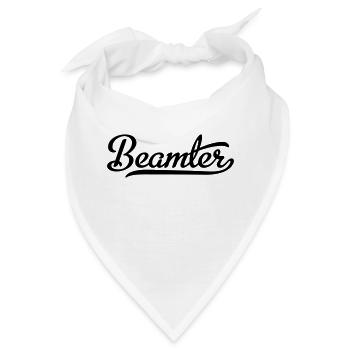 Beamter - Bandana - Weiß - Vorne