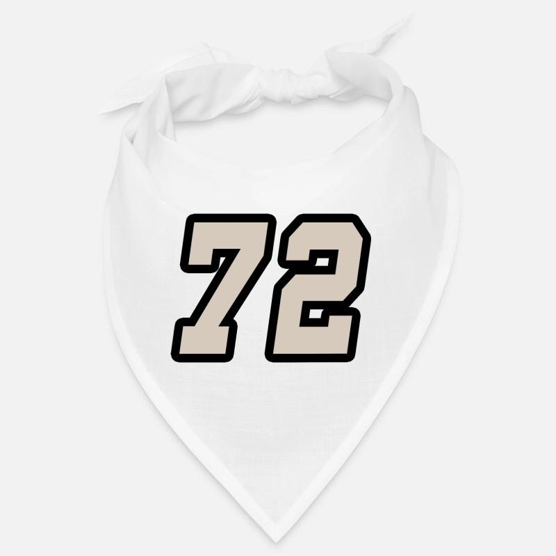Nummer zweiundsiebzig 72 Bandana