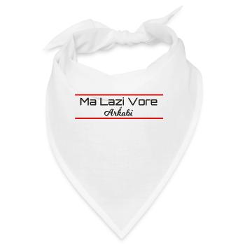 Arhavi Arkabi Lazca Lazisch T-Shirt - Bandana - Weiß - Vorne