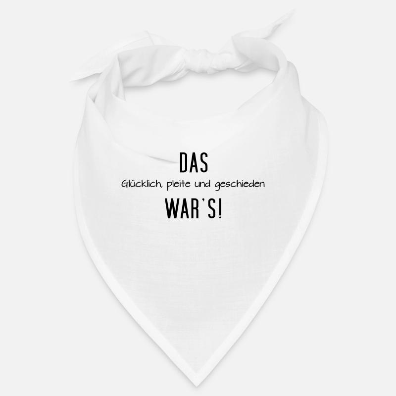 Das war´s - Bandana - Weiß