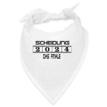 Scheidung - Bandana - Weiß - Vorne