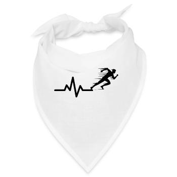 Run - Bandana - Weiß - Vorne