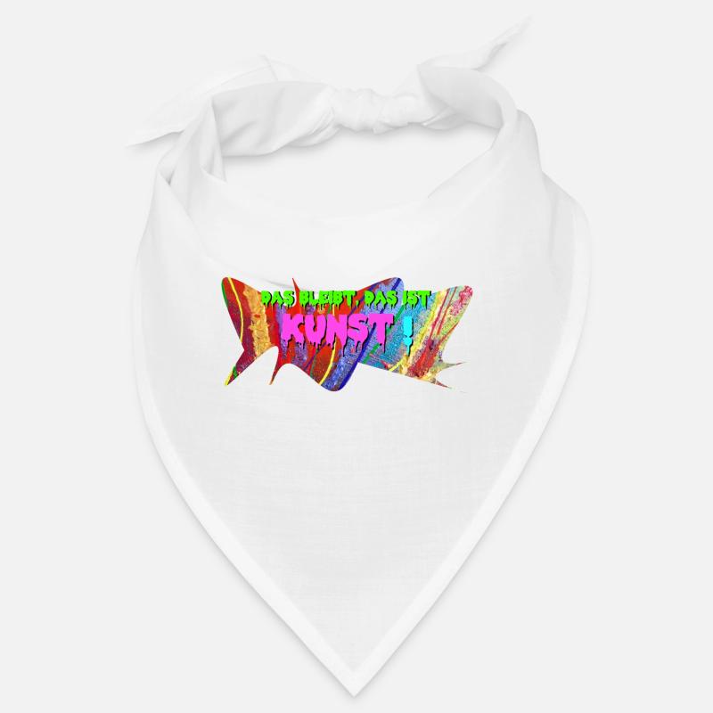 Das bleibt, das ist Kunst! bunt, NettsFetz Bandana