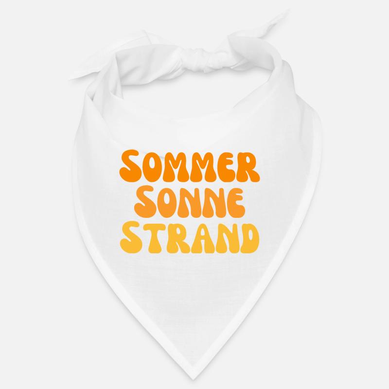 Nectarine de plage de soleil d’été Bandana