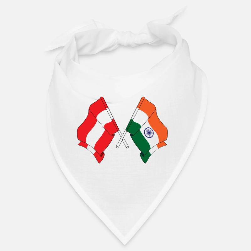 Drapeau Autriche, Drapeau Inde Bandana