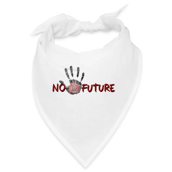 No Future Palm - Bandana - Weiß - Vorne