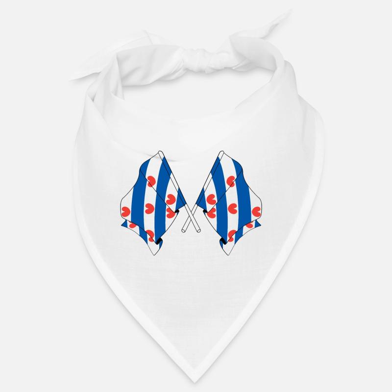 Deux drapeaux de la province de Frise Bandana