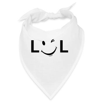 LOL Unisex - Bandana - Weiß - Vorne