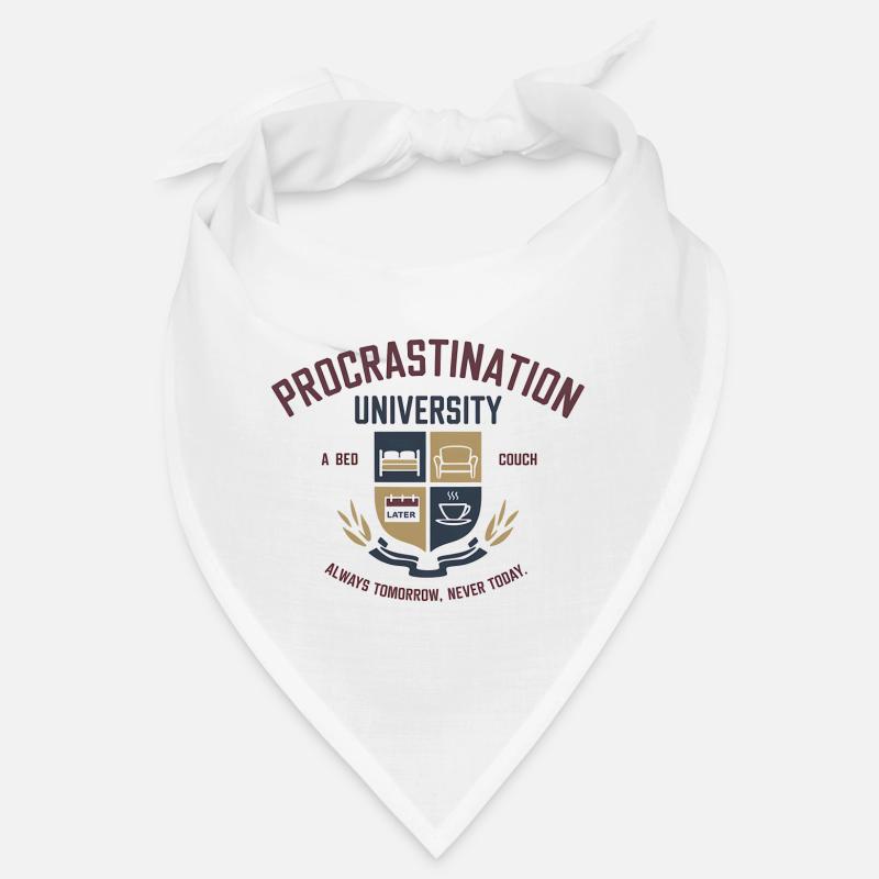 Procrastination University - Procrastination Desig Bandana