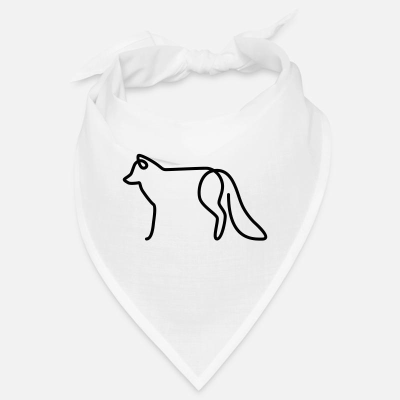 Fuchs - Bandana - Weiß